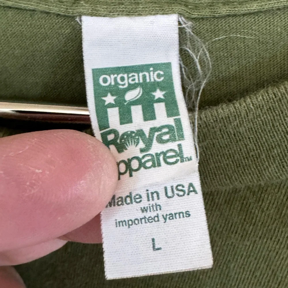 High End Organic Humboldt’s Finest Green Men’s L T-Shirt MINTY Humboldt CA - Picture 4 of 4